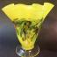 Lettuce Vase - Yellow Monet